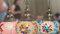 Turkish Mosaic Lamp Workshop in Antalya Near Old Town