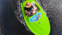 Ft. Lauderdale Mini Powerboat Rental. Canal, Yacht, Mansion Tour