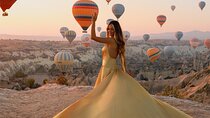 Cappadocia Flying Dress Photo Shoot with Transfer