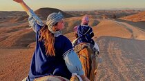 Marrakech: Agafay Desert Camel Ride & Dinner, Fire Show & sunset