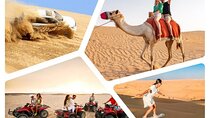 Doha : Quad Bike Desert Safari With Sandboarding & camel ride