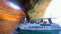 Benagil Caves & Coast from Portimão on an Eco-Friendly Catamaran