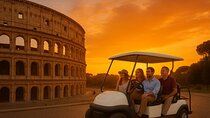 Golden Hour in Rome Sunset Golf Cart Tour