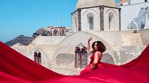 Santorini Flying Dress Session with transfer included