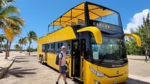 Cancun City Sightseeing and Shopping Tour on a Double Decker bus