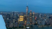 Flight Over New York City Hudson River