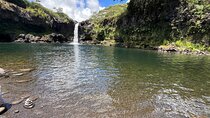 Waiale waterfalls hike and swim with Native Hawaiian