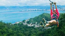 Adventure & relaxation: 11 zip lines, pool, bar, waterfall