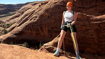 Discover Moab Rappelling on a Private Canyoneering Adventure