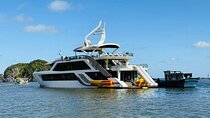 From Hanoi: Luxury Lan Ha Bay Day Cruise: Biking, Water Slides 