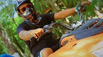 Single ATV Ride with Ziplines and Underground Cenote Cave Tour 