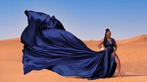 Dubai Private Flying Dress Photoshoot with Transportation 