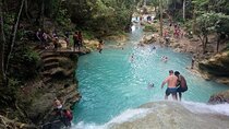 Blue Hole Waterfalls and Bamboo Rafting from Ocho Rios Jamaica