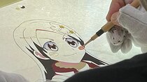 Anime Cel Painting Workshop with Anime Coloring Artist in Tokyo
