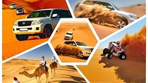 Doha : Quad Bike Desert Safari With Sandboarding & camel ride