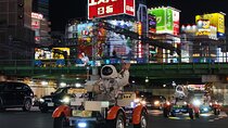 Tokyo Astronaut Tour in Space Suit Drive the Tiny Moon Car
