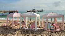 Beach Chair Rental Service with Cabana and JBL Speaker and more