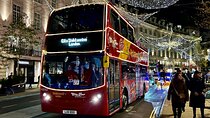 London: Christmas Lights Tour (Bus) + Hop-On Hop-Off 1-Day Boat 