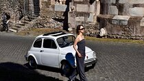 Catacombs, Appian, Aqueducts, in a Fiat500 with a local, Pick-up