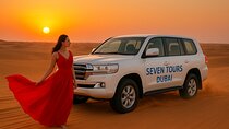 Sunset Desert safari with Camel Ride Sand Board & BBQ Dinner 