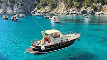 From Sorrento: Private Capri Tour with Apreamare 9 Semi Cabin