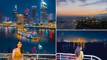 Saigon Night Tour:Landmark 81 or Bitexco Sky View & Dinner Cruise