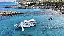 From Latchi: 3 hrs Blue Lagoon Akamas Cruise & large slide