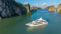 From Hanoi: Luxury Leona 5-Star Day Cruise Explore Halong Bay 