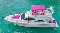 Pink Yacht Rental In Miami- 50ft Luxury Pink Charter
