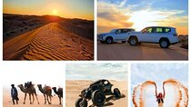 "Doha Desert : Safari, Sandboarding, Camel Ride & Inland Sea"