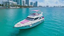Bad Bunny Pink Yacht Rental In Miami 50ft Luxury Pink Charter