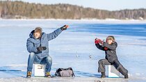 Ice Fishing in the Sierra Nevada Mountains