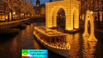 Amsterdam Light Festival Heated Cruise + Stroopwafel & Hot Drinks