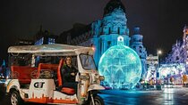 Madrid: Christmas Lights Night Tour by Electric Tuk Tuk 1hr