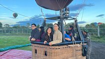 Balloon Flight, Cave Breakfast, Private Pick Up CDMX and Pyramids