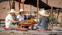 Agafay experience Moroccan lunch under a tent and Pick up