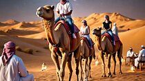 Dubai Desert Safari Tour, Private Car, Camel Ride, Sandboarding