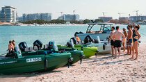 Abu Dhabi: Boat Self-Drive Yas Island Audio Tour Groups or Solo 