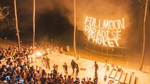 Phuket Half Moon Party at Paradise Beach with Drinks & Fire Shows