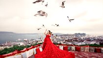 VIP Rooftop Flying Dress Photoshoot