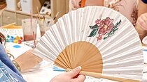 Spanish Fan Painting Workshop with Local Artist in Valencia