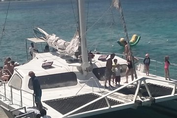 Private Catamaran Sail Snorkel Private Group Boat Tour Falmouth Jamaica