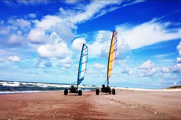 Wild Beach single handed Blokart Safari