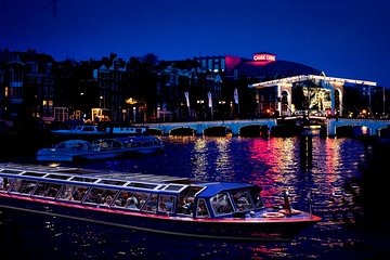 Amsterdam 1.5 Hour Evening Canal Cruise by Blue Boat Company 