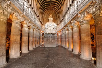 Ajanta and Ellora Caves Same Day from Aurangabad