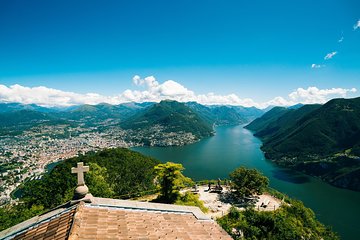 Lugano Region Guided Excursion from Lugano to Monte San Salvatore by funicular