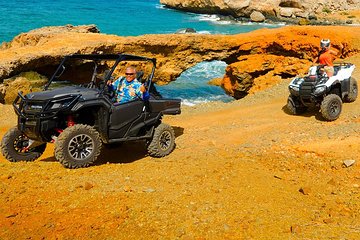 UTV or ATV to Aruba's Secret Beach and Cave Pool Adventure