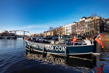 Amsterdam Canal Cruise With Live Guide and Unlimited Drinks