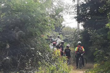Cycling in rural Kanchanaburi area