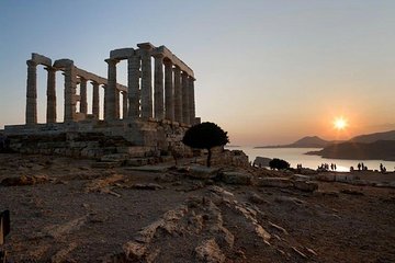 Cape SounioTemple of Poseidon sunset&Athenian Riviera( swimming- greek lunch).